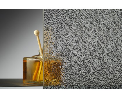 Монолитный Полистирол Plazgal 2,0 мм 1800x1200 мм прозрачный PST CRACKED ICE